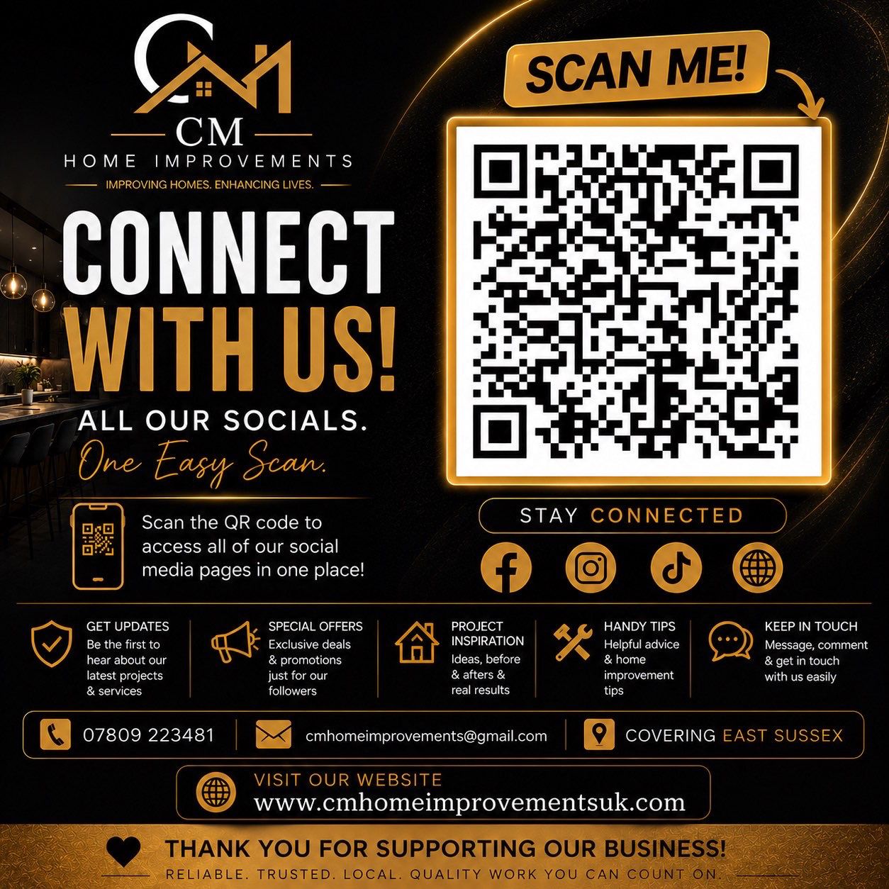 Get connected with CM Home Improvements
