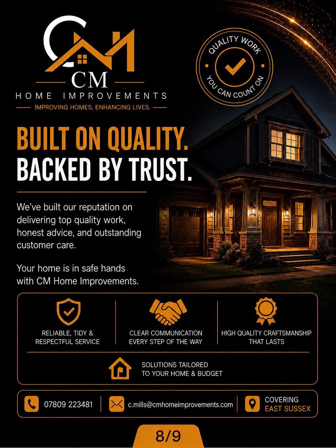 Portfolio of completed home improvement projects